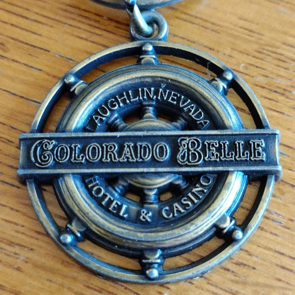 Vintage Colorado Belle Key Ring Laughlin Nevada